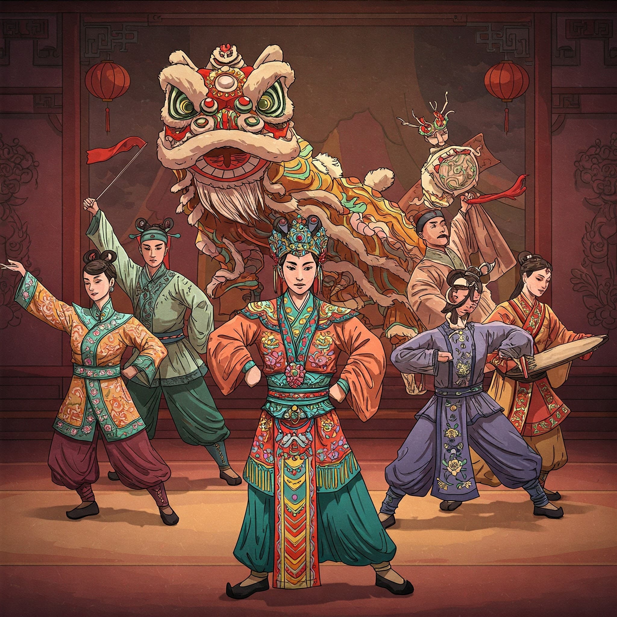中国の伝統芸能と現代アートの融合