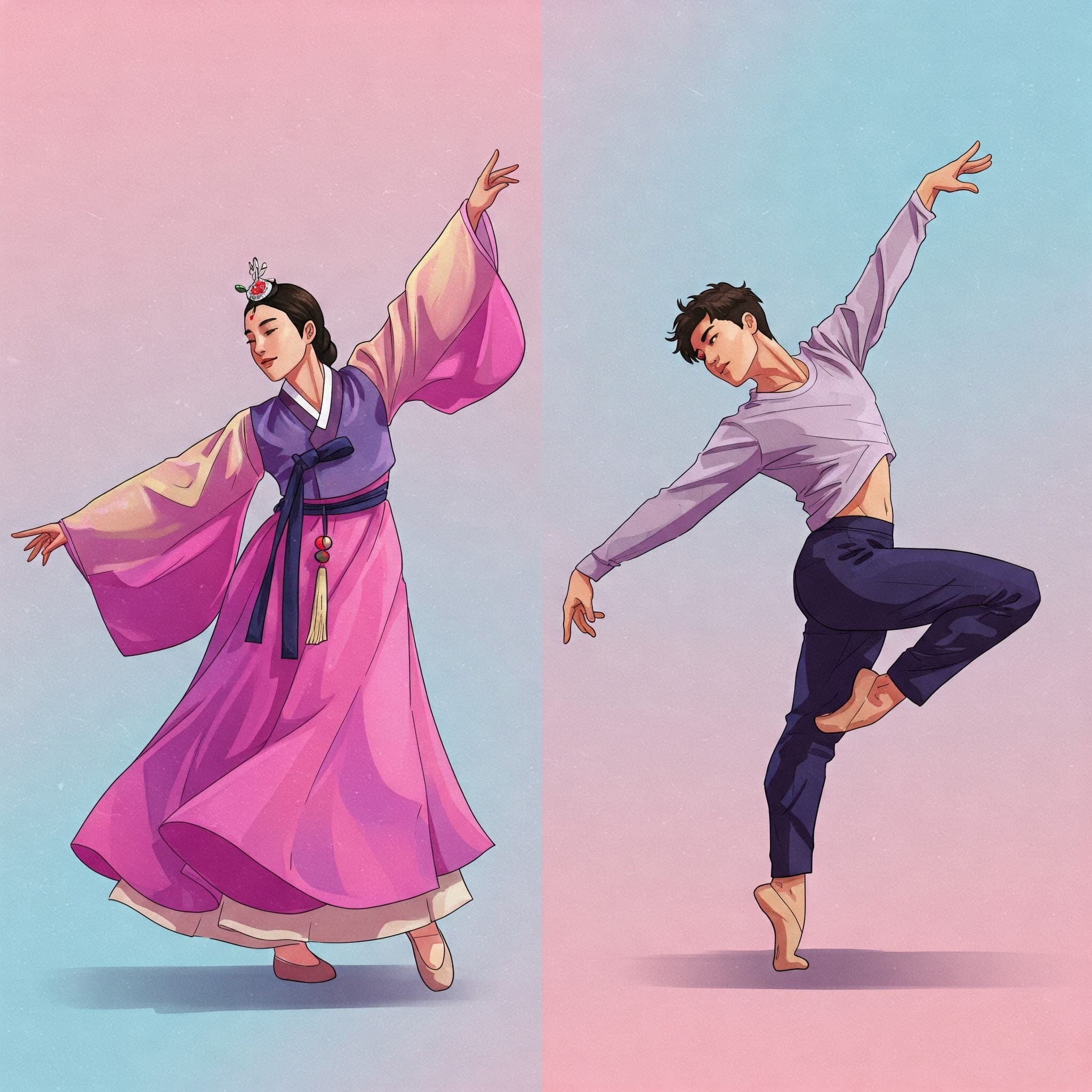 韓国の伝統舞踊と現代ダンスの融合事例