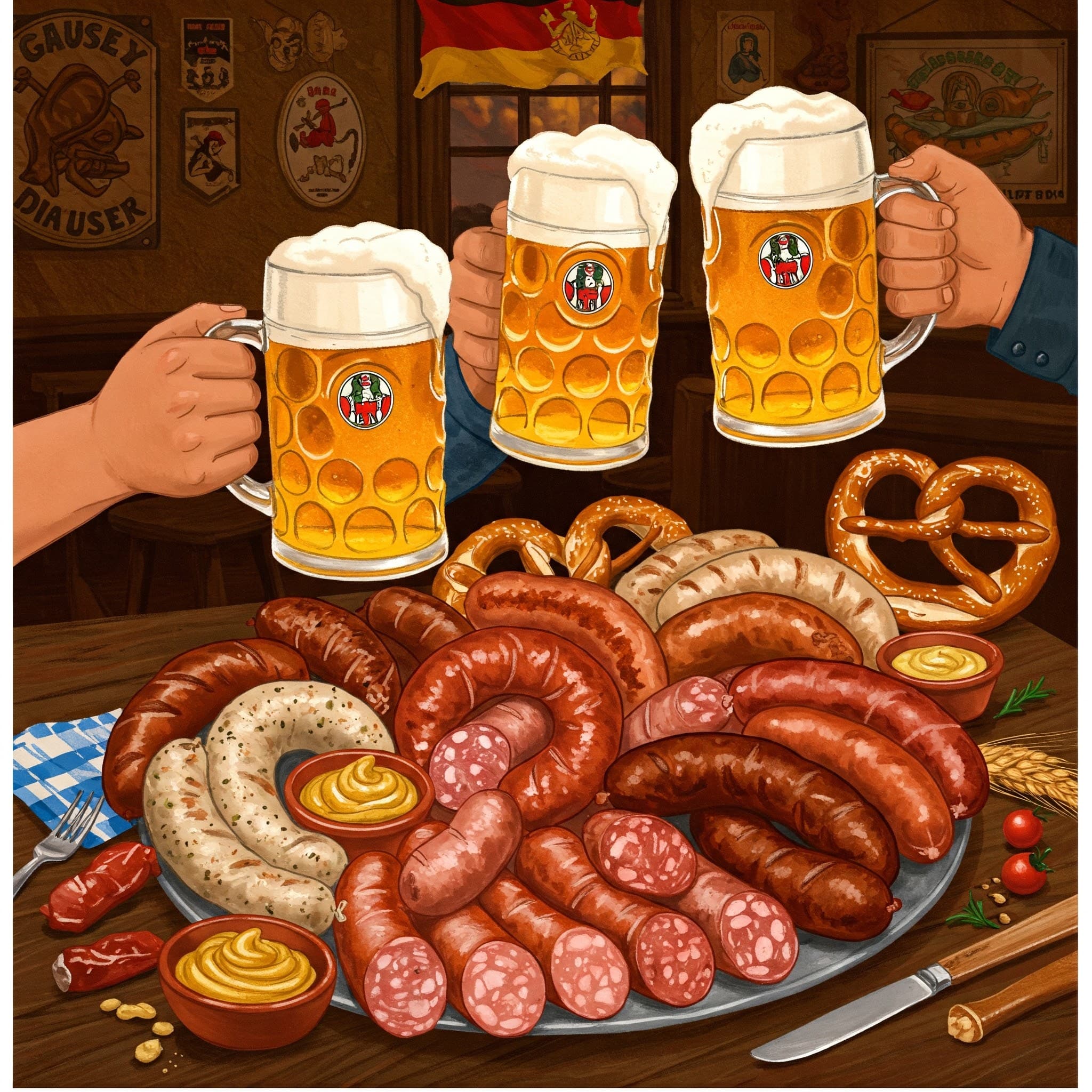 ドイツのソーセージとビール文化の裏側